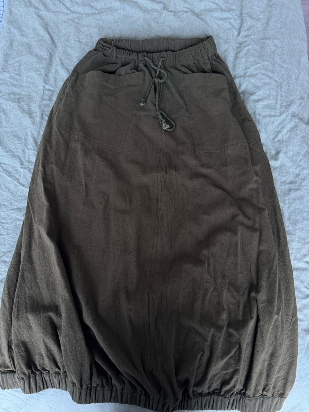 Women’s Cotton Skirt - Dark Olive